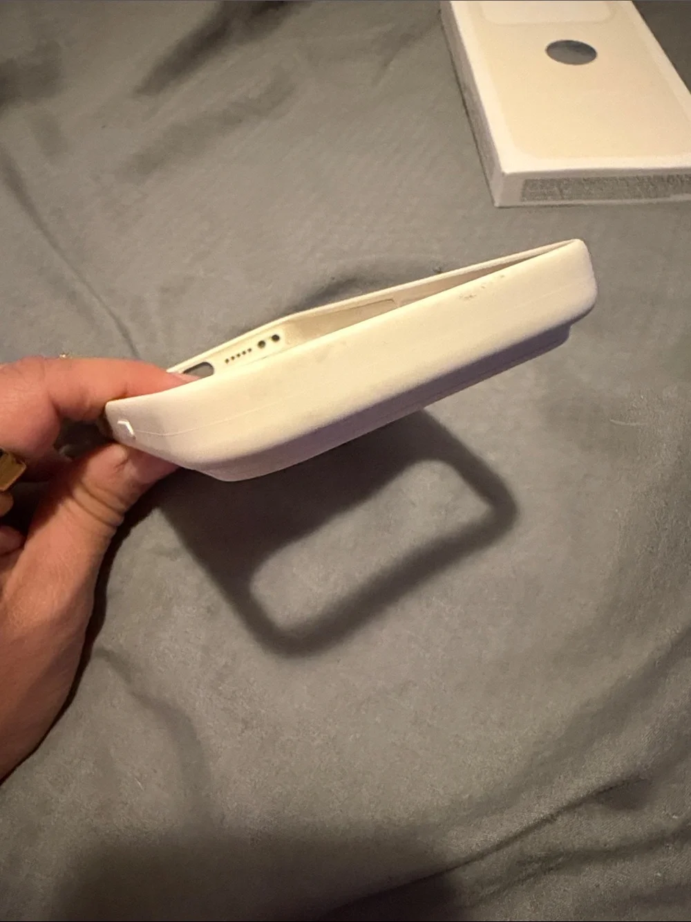 Apple iPhone Silicone Case - Light Cream